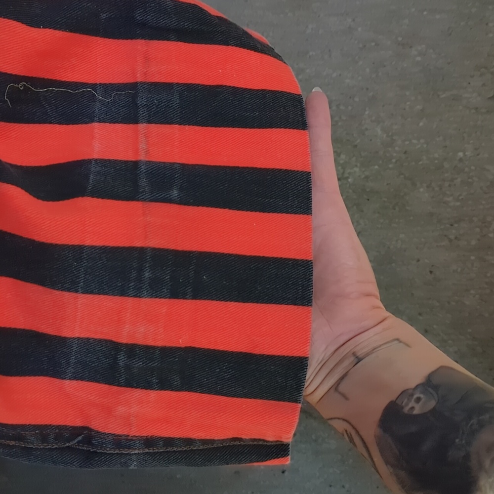 Striped Over-Alls - Picture 3 of 5